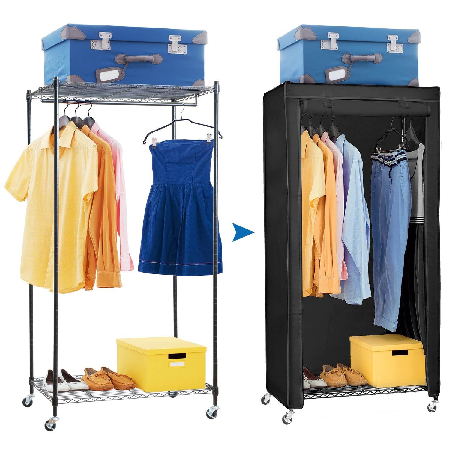 Kleiderschrank, Stoffschrank, Faltschrank, Stoffschrank Stabil, Stoffkleiderschrank Stabil, faltschrank kaufen