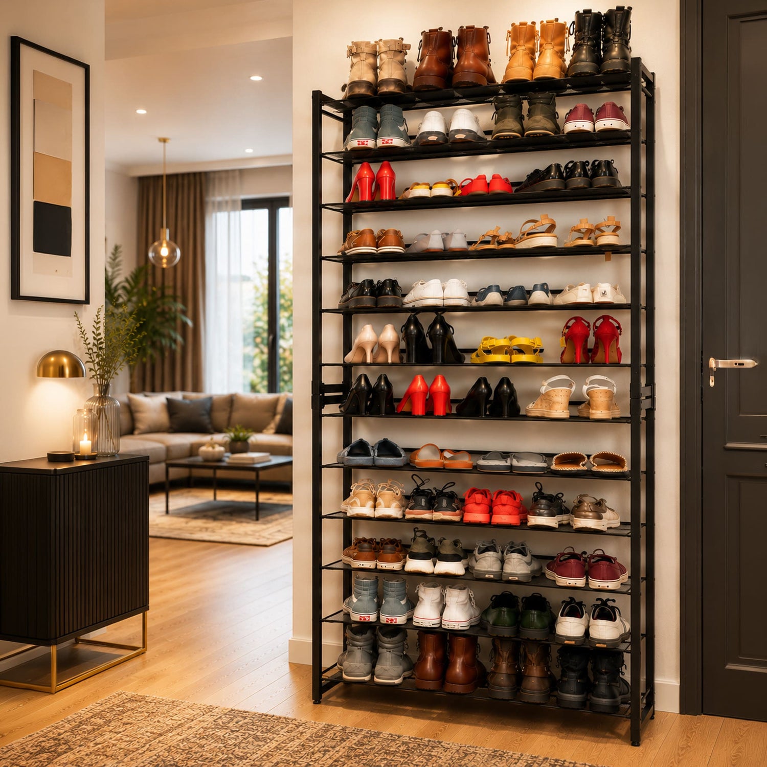 Schuhregal, Schuhregal Metall, Schuhregal Metall Schmal, Schuhregal Schmal Metall, schuhregal kaufen