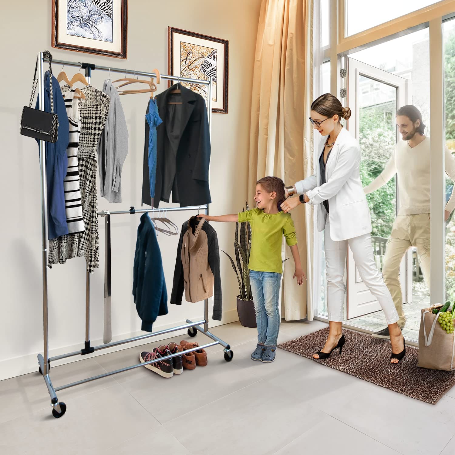 Kleiderständer Kinder, Kleiderstange Kinder, Kleiderstange Kinderzimmer, Garderobenständer Kinder