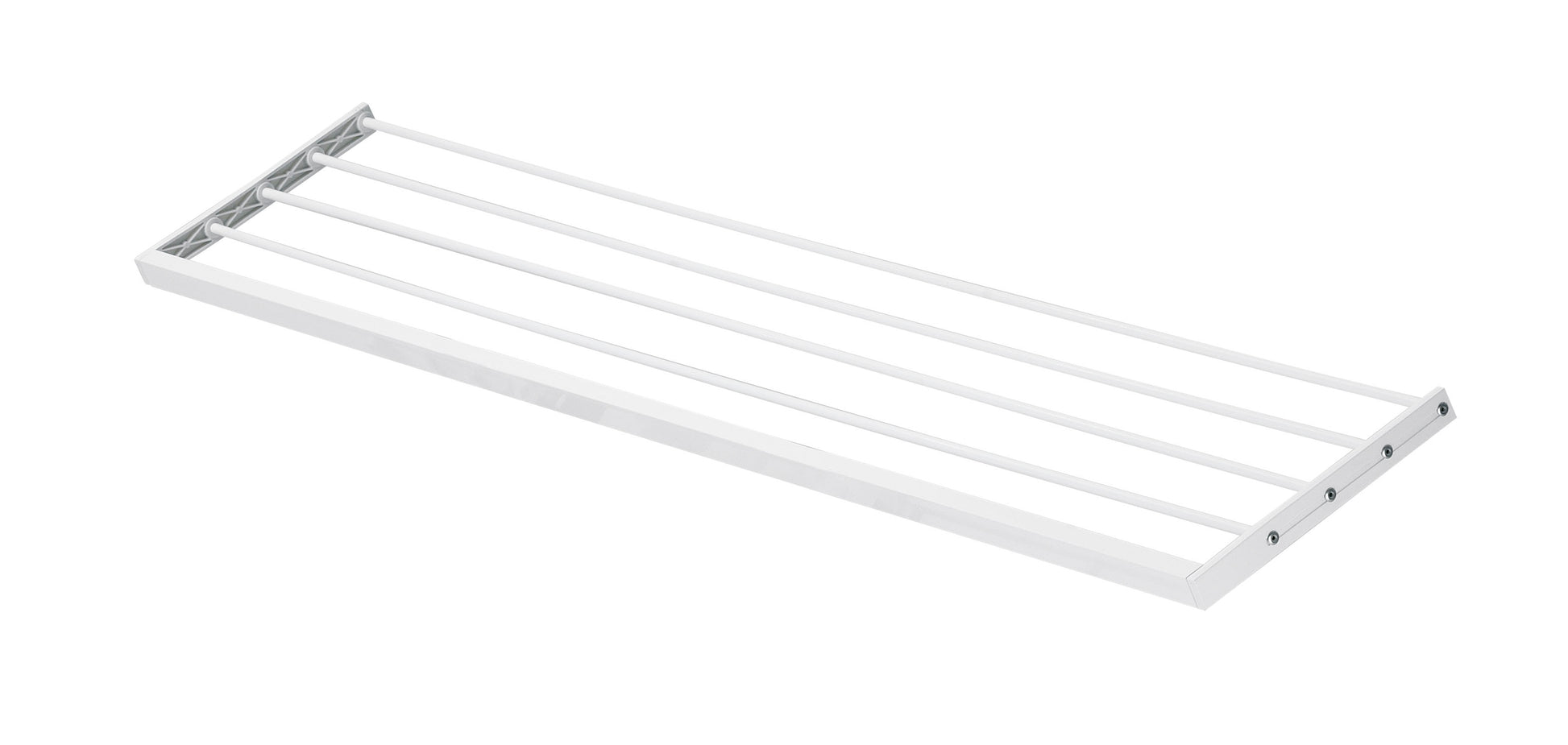 Trocknungsgestell PELLIKANO, Bleche optional, 6,5 mt Wäscheleine, Kombination mit 600 - 602 - 606 - 999. - Farbe weiß