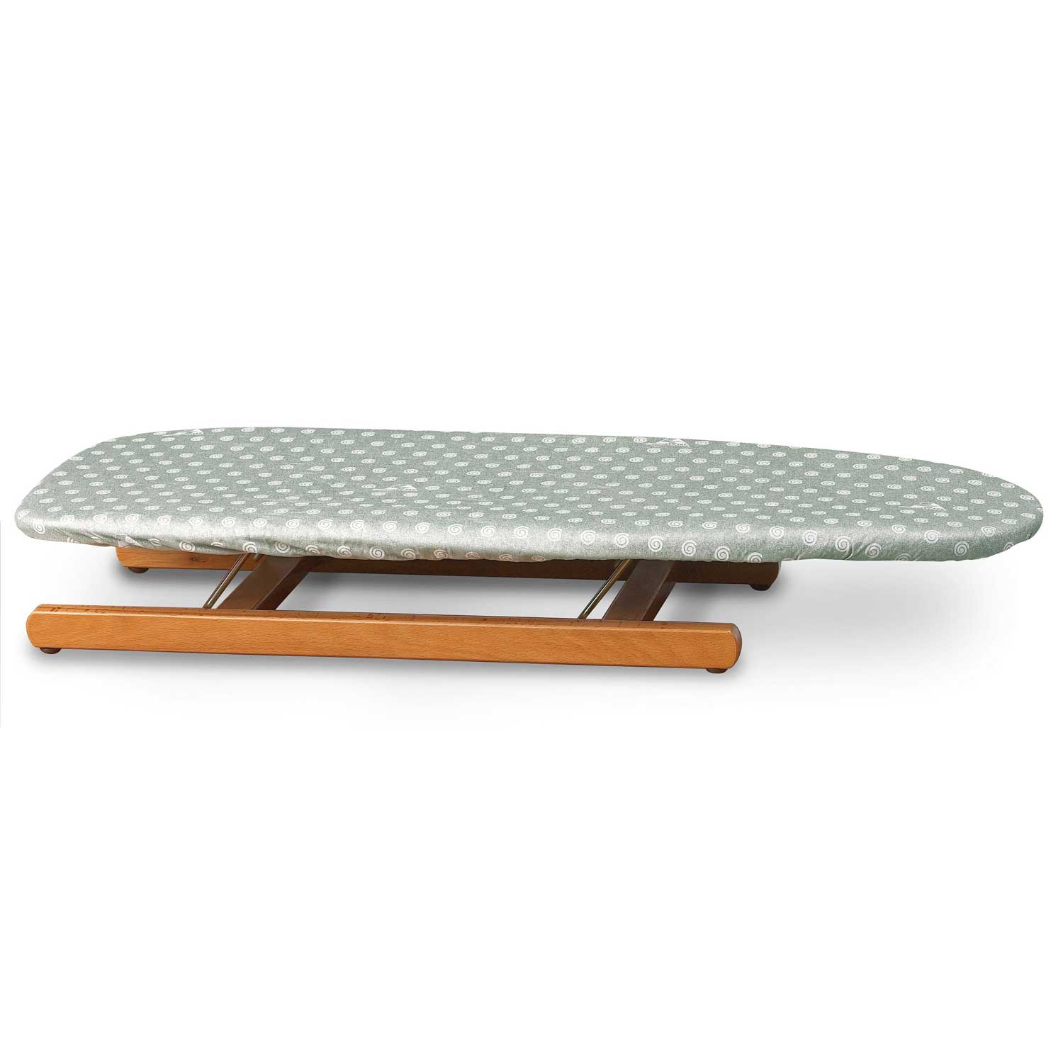 Bügeltisch STIROSVELTO, Tischbügeltisch, klappbar, Arbeitsfläche 85 x 32 cm - Farbe Kirsche