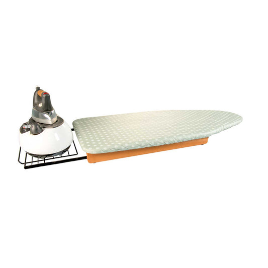 Bügeltisch STIROPRATICO, Tisch-Bügeltisch, verschiebbare Bügeleisenablage, Arbeitsfläche 108 x 45 cm.  - Farbe Kirsche, 2