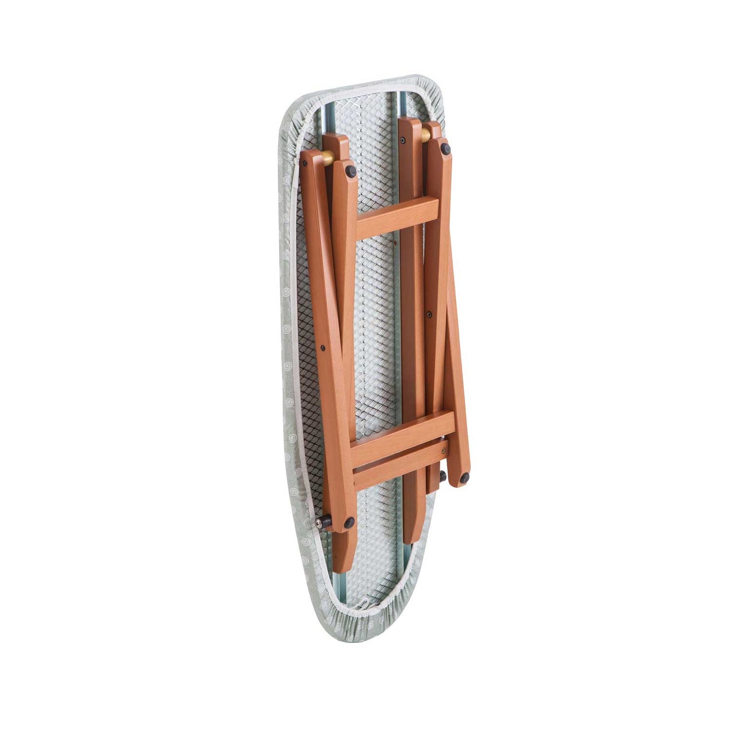 Bügeltisch MINISTYRO, Tisch-Bügeltisch, klappbar, höhenverstellbar, Arbeitsfläche 82 x 33 cm - Farbe Kirsche, 1