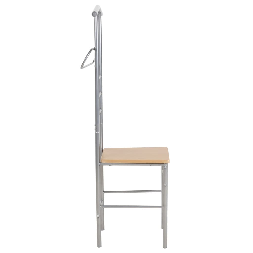 Herrendiener Stühle 2 Stk. Metall, vidaXL, 3