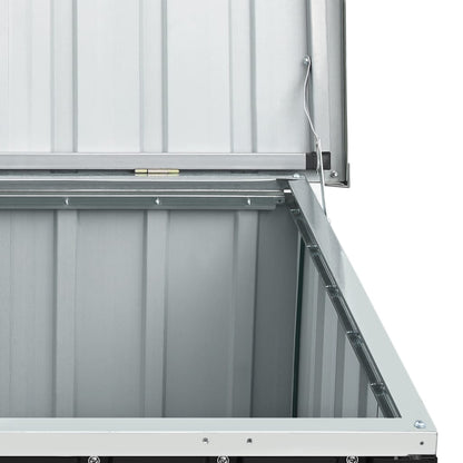 vidaXL - Gartenbox Metall, Gartenbox xxl, 149x99x93 cm, Werkzeugkasten, Aufbewahrungsbox garten, Gartentruhe, Verzinktem Stahl, Anthrazit