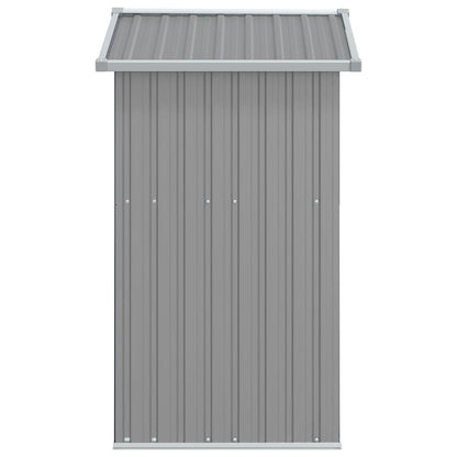 Geräteschuppen, Gerätehaus, Gartenschrank Wetterfest, Gerätehaus metall, Outdoor schrank, Verzinkter Stahl, Grau, vidaXL, 3