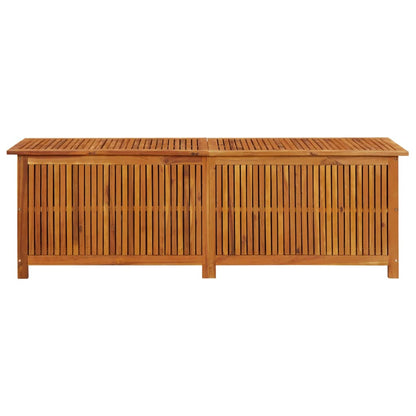 vidaXL Garten-Aufbewahrungsbox 175x50x58 cm Massivholz Akazie