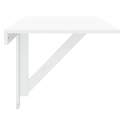 vidaXL - Wand-Klapptisch Hochglanz-Weiß 100x60x56 cm Holzwerkstoff