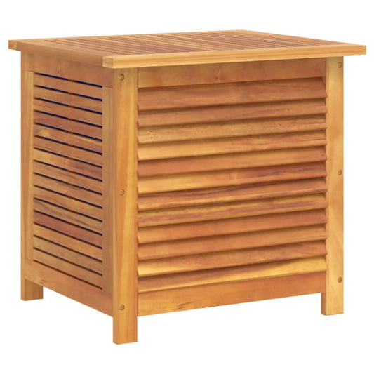vidaXL Gartenbox mit Lüftungsschlitzen 60x50x56 cm Massivholz Akazie