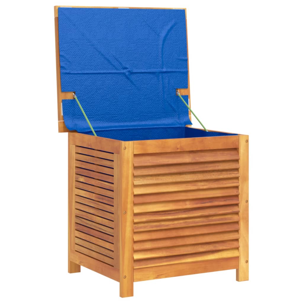 vidaXL Gartenbox mit Lüftungsschlitzen 60x50x56 cm Massivholz Akazie