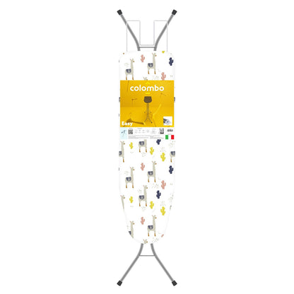 Bügelbrett, Bügeltisch, 110x32 cm, Höhenverstellbar in 4 Positionen bis 88 cm, Pulverbeschichteter Stahl, Hergestellt in Italien, Colombo EASY, 2