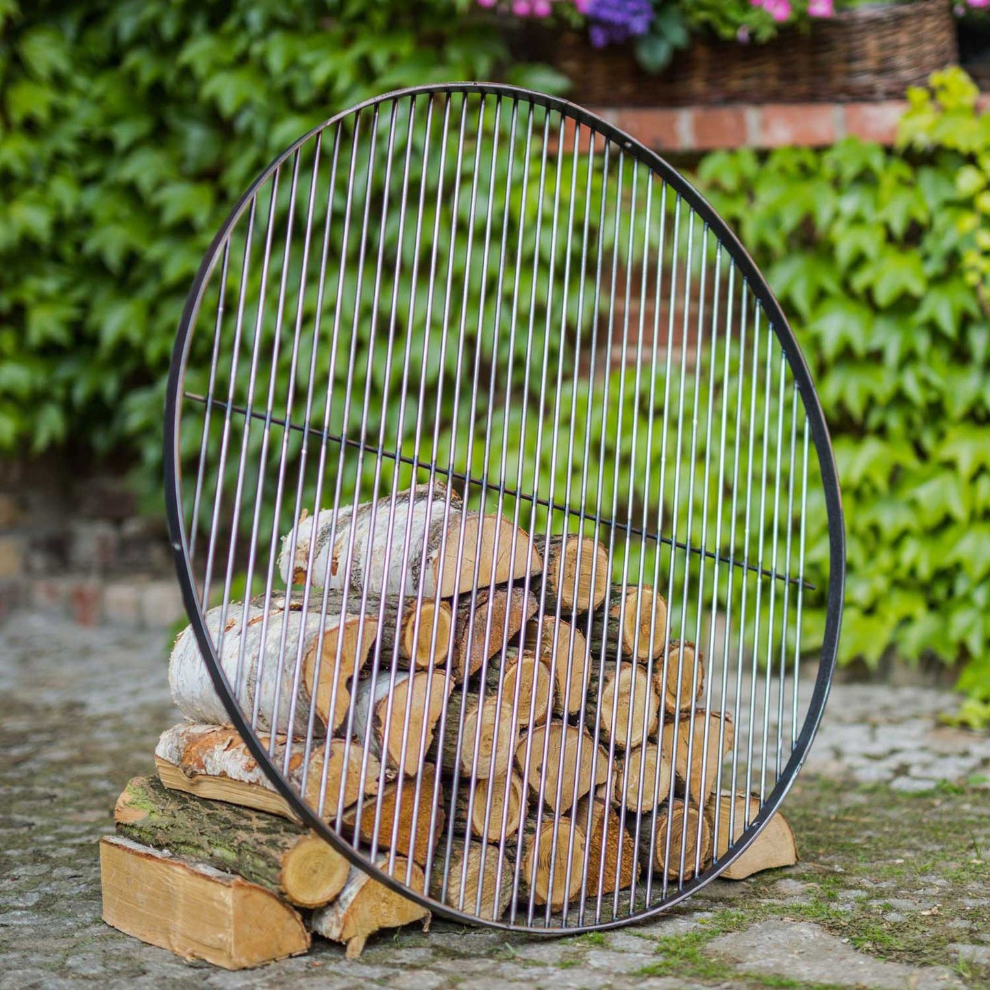 Grillrost aus Naturstahl - Dia. 50cm, Cook King, Hergestellt in Europa