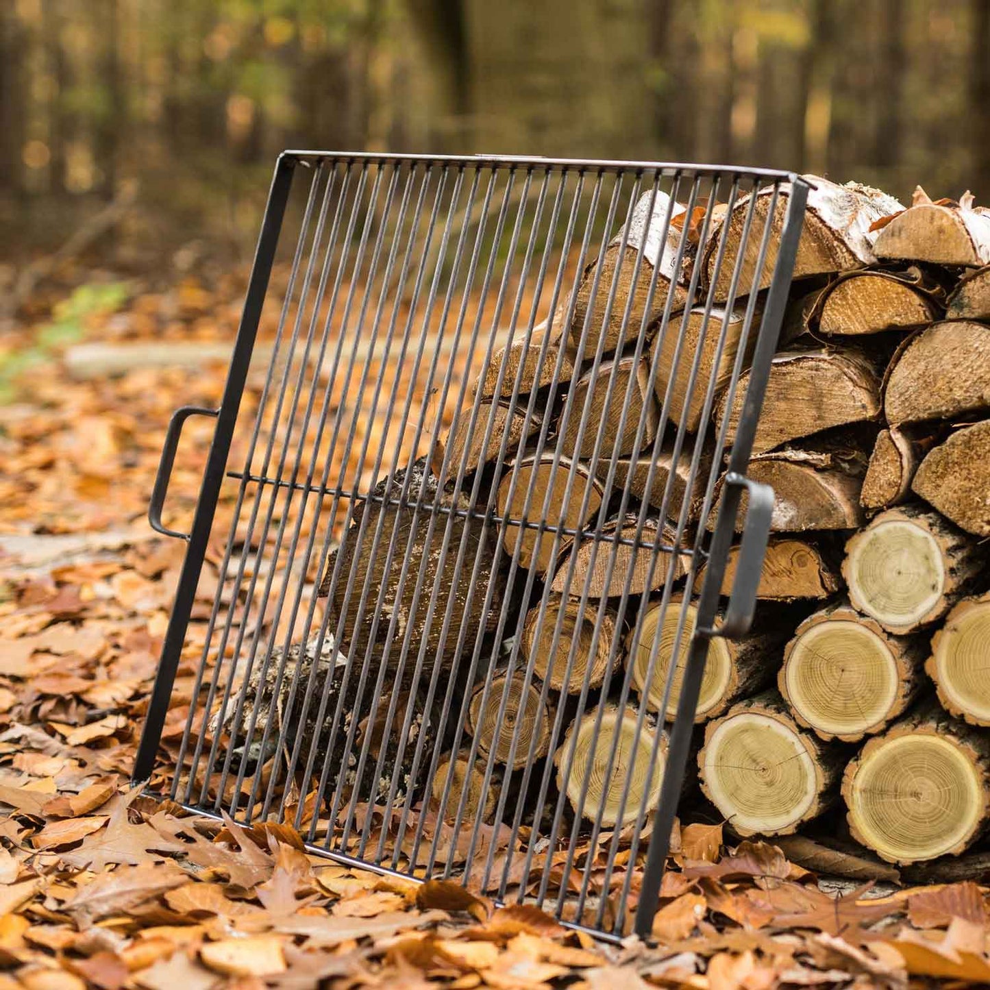 Grillrost aus Rohstahl für Feuerschale - Größe 44x44cm, Cook King, 4