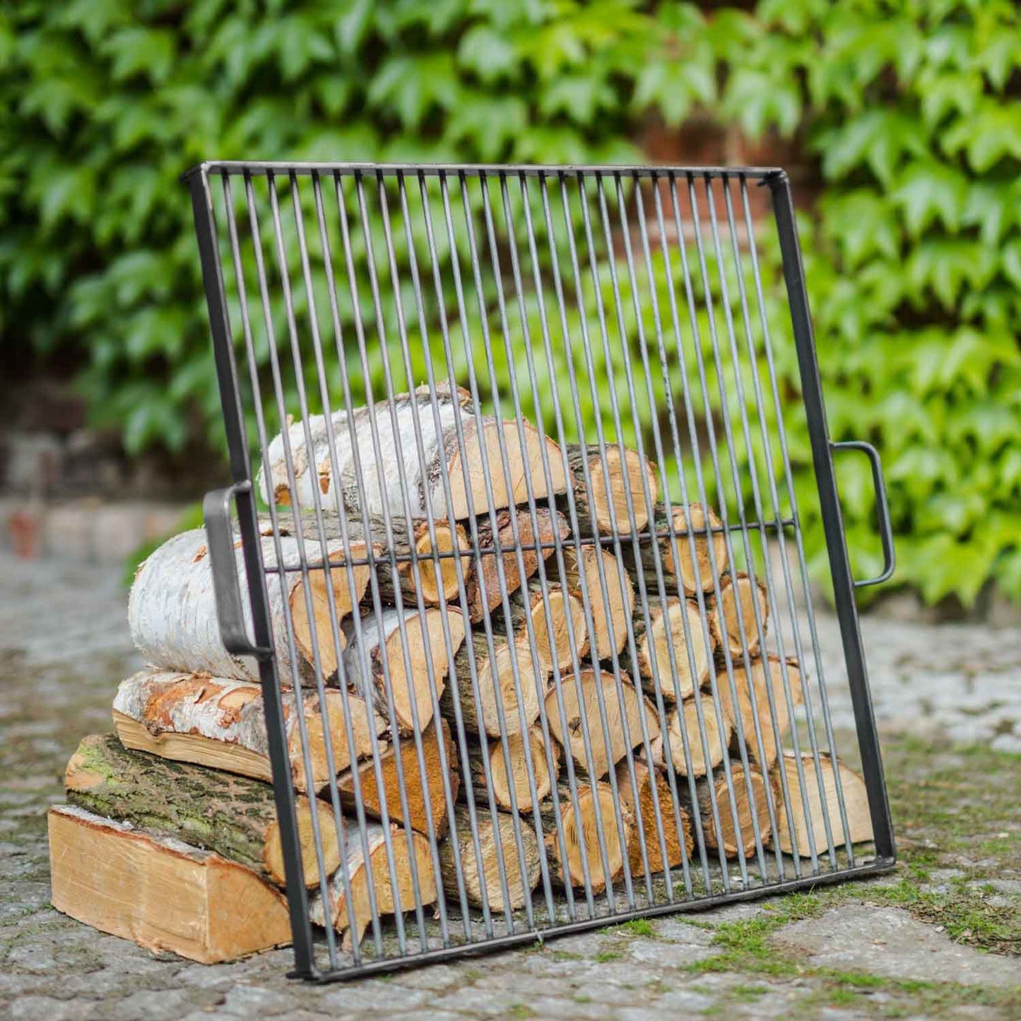 Grillrost aus Rohstahl für Feuerschale - Größe, 50x50 cm, Cook King, 6