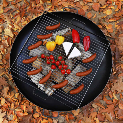 Grillrost aus Rohstahl für Feuerschale - Größe, 50x50 cm, Cook King, 5