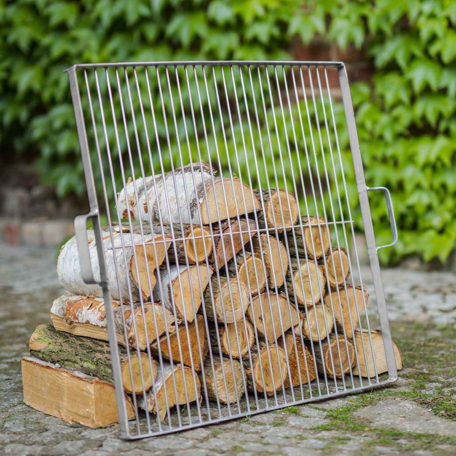 Grillrost aus Edelstahl für Feuerschale - Größe - 44x44cm, Cook King, 2