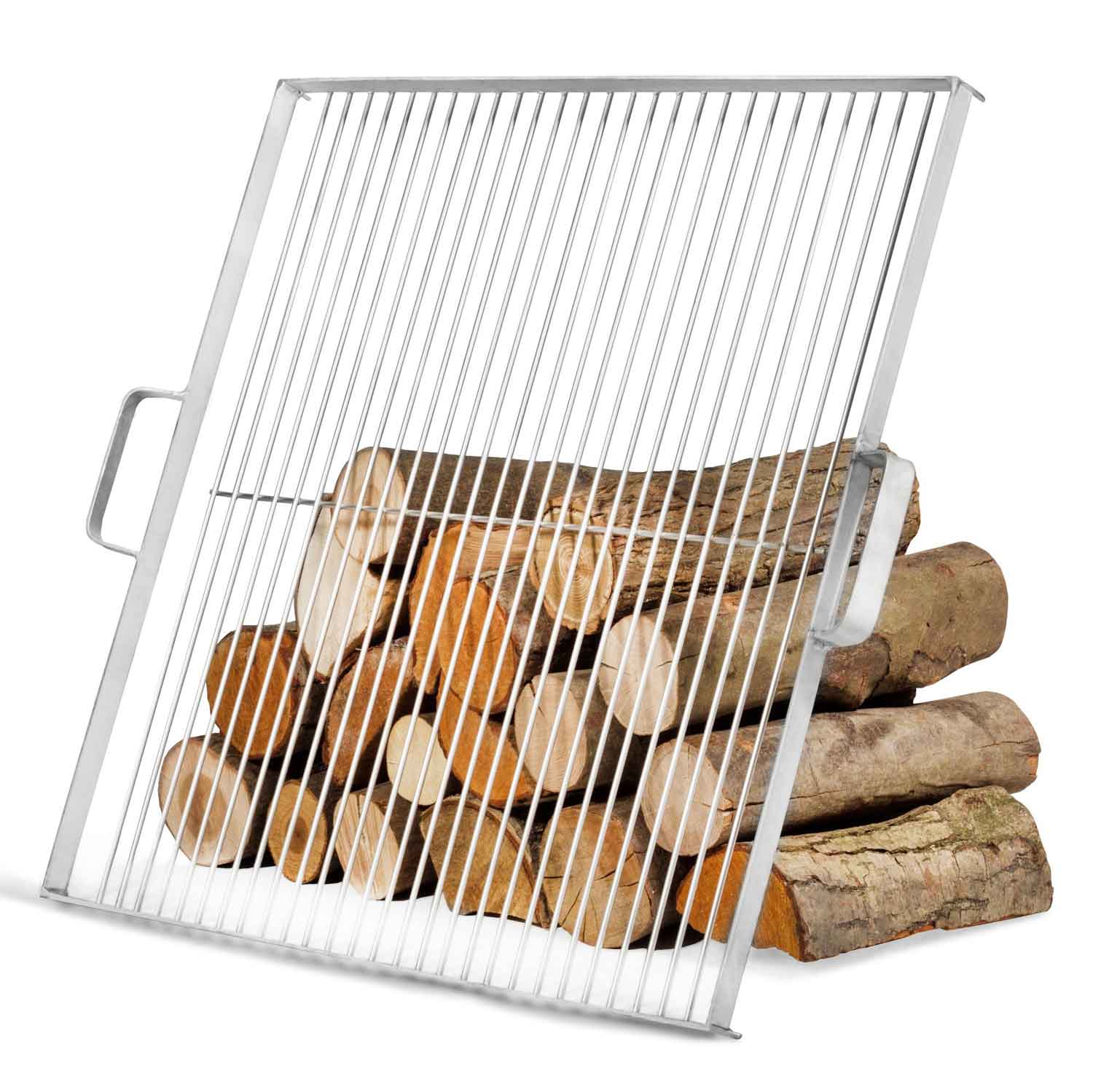 Grillrost aus Edelstahl für Feuerschale - Größe - 44x44cm, Cook King, 1
