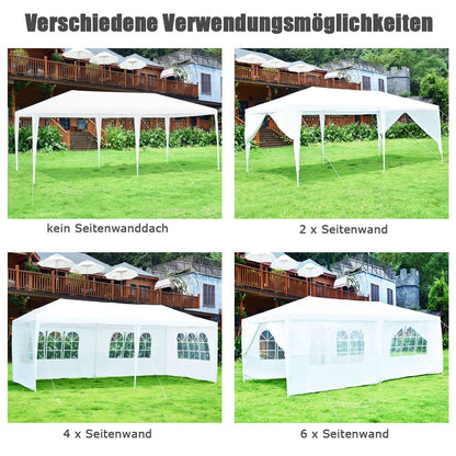 Faltpavillon, Faltpavillon 3x6, Gartenpavillon, Stabile zelte, Garten zelt, Party pavillon, Bierzelt, Garten zelt, Costway, 15