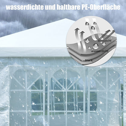 Faltpavillon, Faltpavillon 3x6, Gartenpavillon, Stabile zelte, Garten zelt, Party pavillon, Bierzelt, Garten zelt, Costway, 8