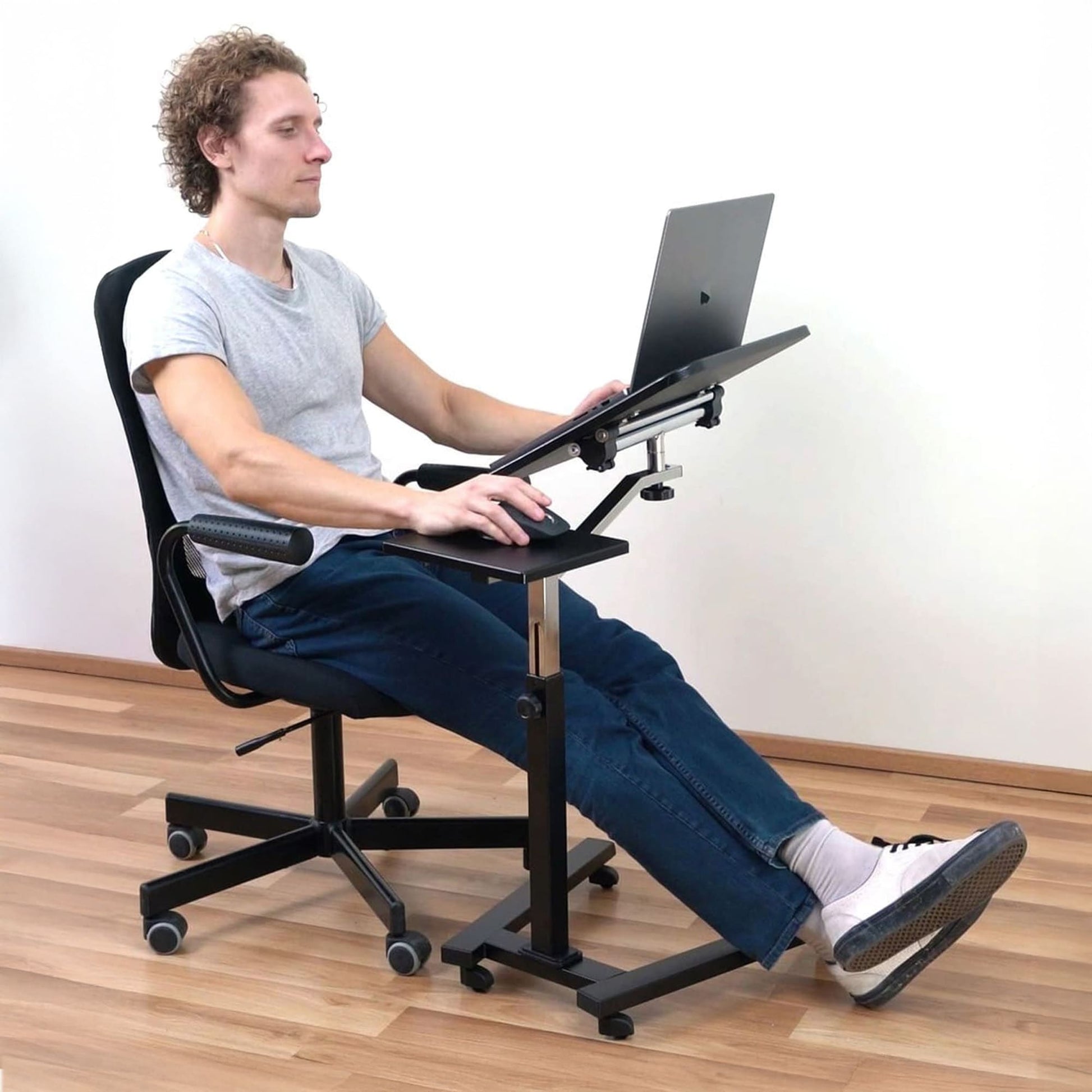 Laptoptisch, Laptoptisch Höhenverstellbar, Laptoptisch Bett, Laptoptisch Sofa, Laptoptisch mit Rollen, Tatkraft Joy, r2