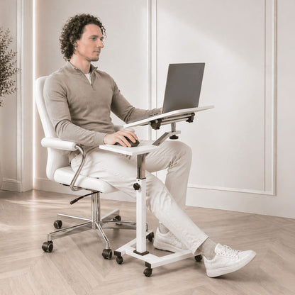 Laptoptisch, Laptoptisch Höhenverstellbar, Laptoptisch Bett, Laptoptisch Sofa, Laptop Table, mit Rollen, Tatkraft Like,  laptoptisch kaufen