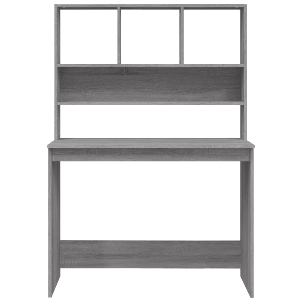 Schreibtisch, Kleiner Schreibtisch, Schreibtisch mit Regal, Schreibtisch mit Stauraum, Schreibtisch Holz, vidaXL, 5