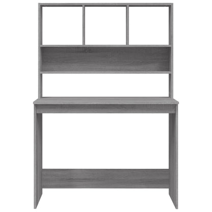 Schreibtisch, Kleiner Schreibtisch, Schreibtisch mit Regal, Schreibtisch mit Stauraum, Schreibtisch Holz, vidaXL, 5