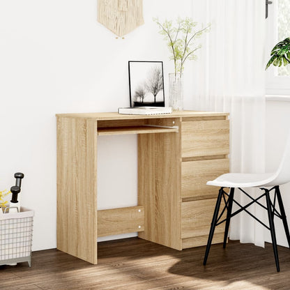 Schreibtisch, Schreibtisch Schmal, Schreibtisch mit Schubladen, vidaXL, i