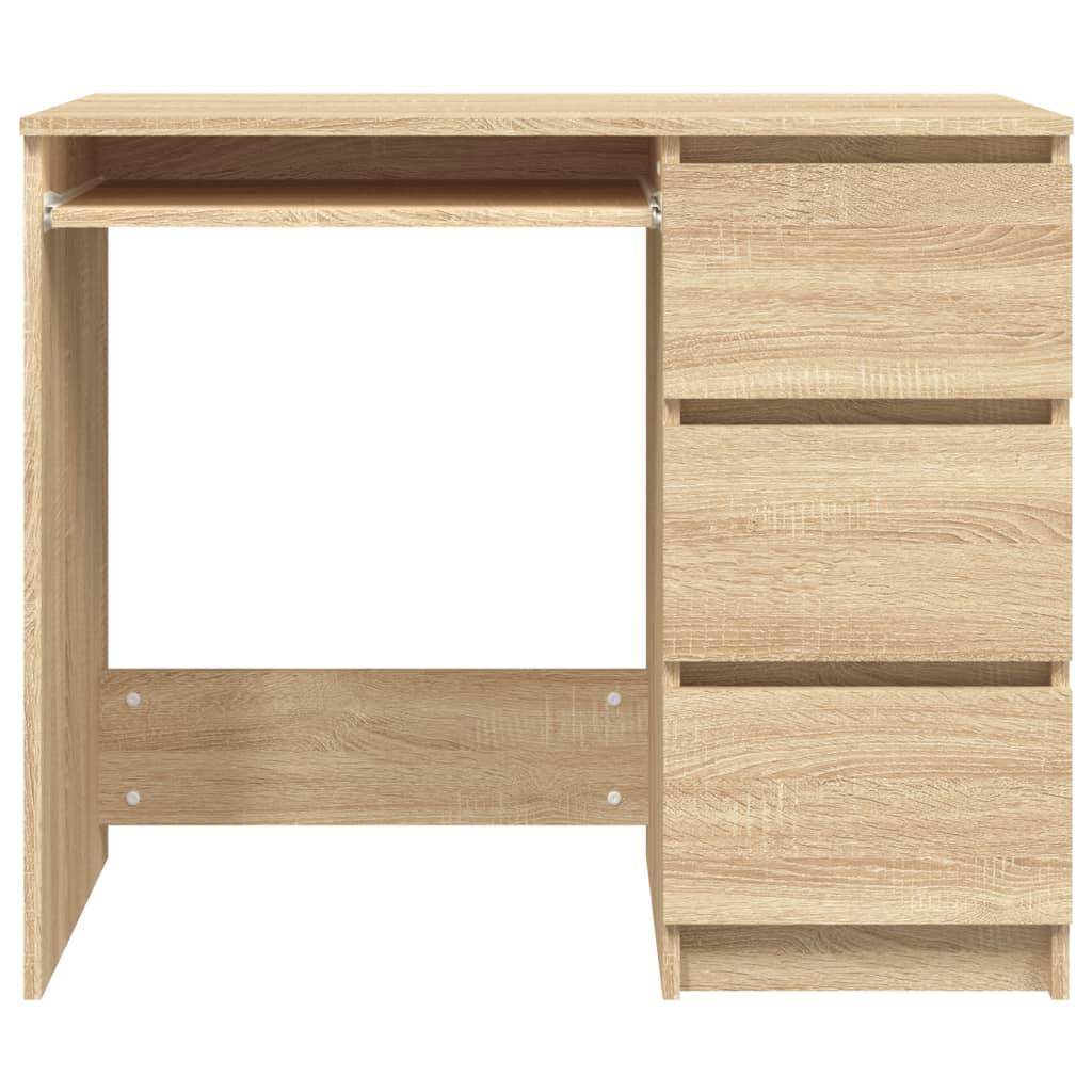 Schreibtisch, Schreibtisch Schmal, Schreibtisch mit Schubladen, vidaXL, k