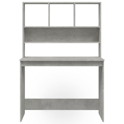 Schreibtisch, Schreibtisch mit Stauraum, Schreibtisch Holz, Kleiner Schreibtisch, Schreibtisch mit Regal, vidaXL, 5