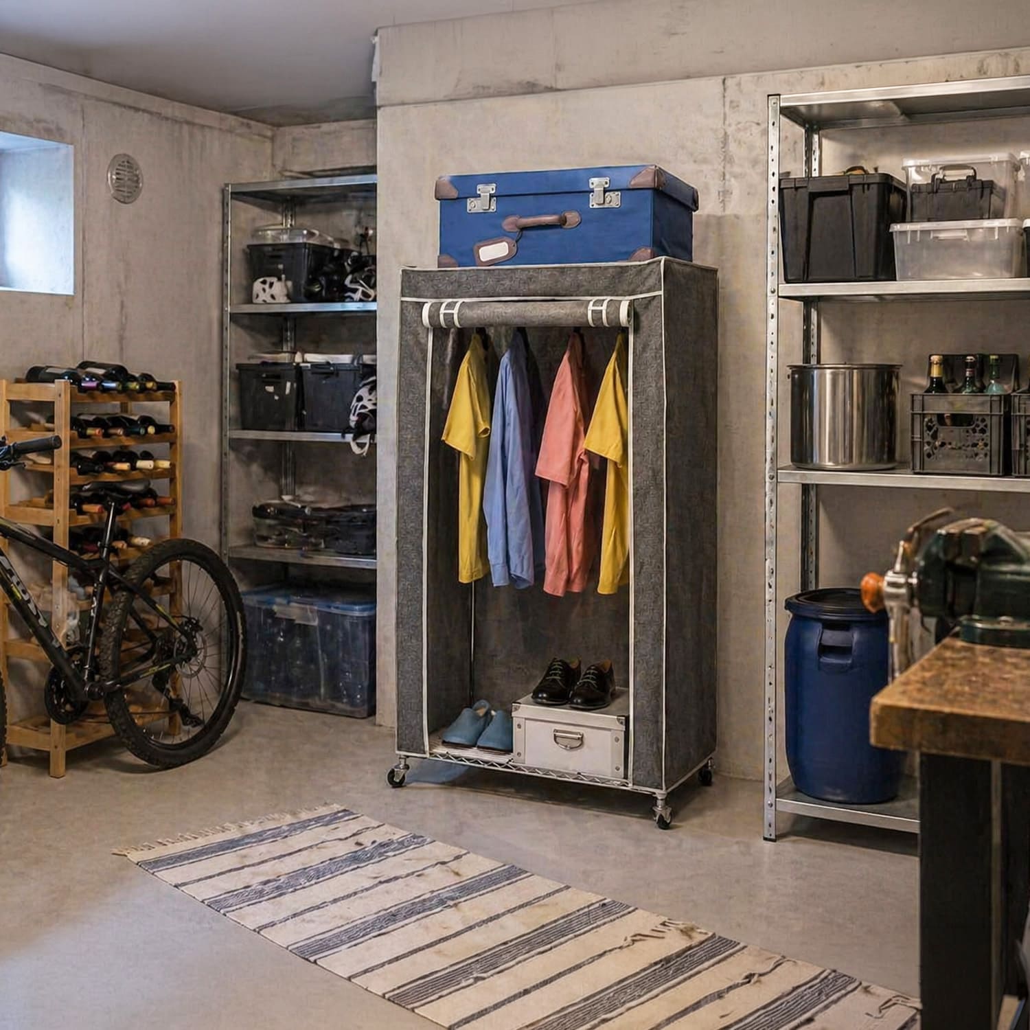 Stoffschrank, Faltschrank, Faltkleiderschrank, Faltschrank Stabil, Faltschrank Stoffschrank, Faltschrank  kaufen