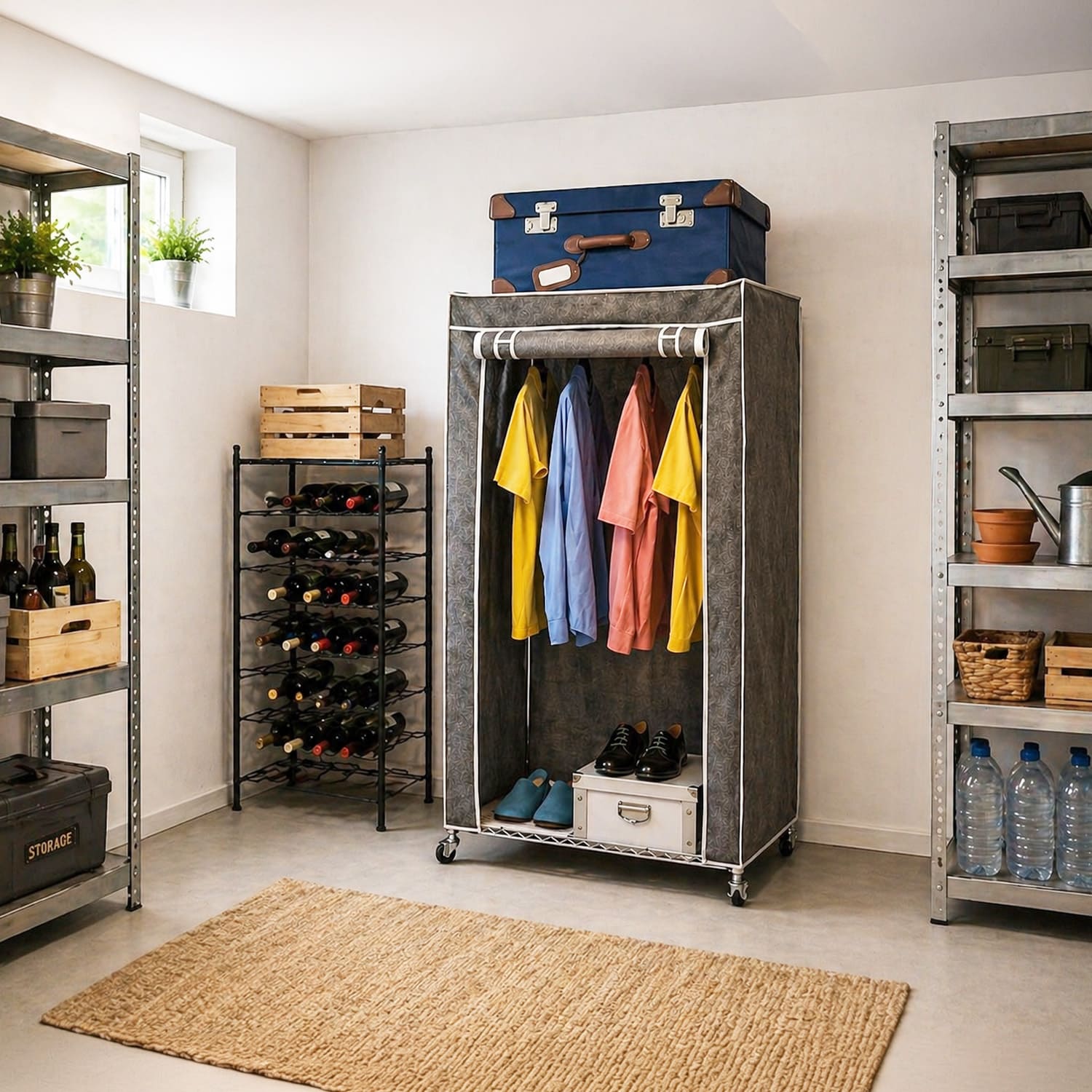 Stoffschrank, Faltschrank, Faltkleiderschrank, Faltschrank Stabil, atr moon buffalo, Faltschrank  kaufen, Kellerschrank kaufen