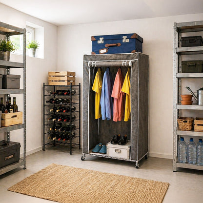 Stoffschrank, Faltschrank, Faltkleiderschrank, Faltschrank Stabil, atr moon buffalo, Faltschrank  kaufen, Kellerschrank kaufen