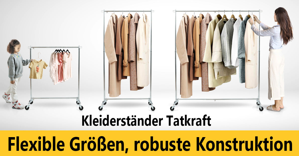 Kleiderständer, Kleiderständer Stabil, Schwerlast Kleiderständer, Kleiderständer verstellbar