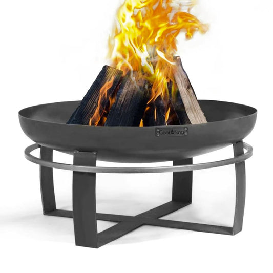 Feuerschale, Feuerschale Garten, Feuerschale 100 cm, Höhe: 36cm, aus Stahl, Cook King Viking, 2