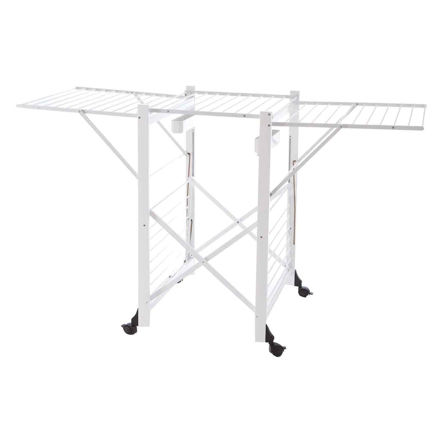 Wäscheständer, Wäscheständer Ausziehbar, Wäscheständer Klappbar, mit Rädern, Flügelwäschetrockner, Standtrockner, Gabbiano, 4
