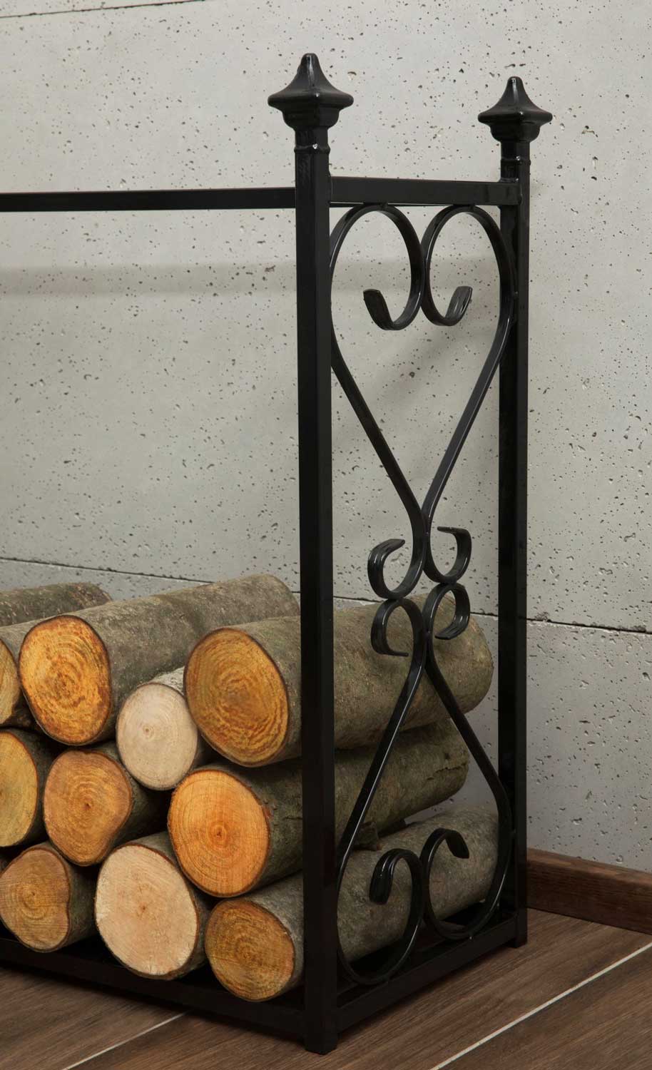 Kaminholzregal „ALDI“, Kaminholzregal Metall, Kaminholzregal außen freistehend,  Handgemachte Qualität, 2
