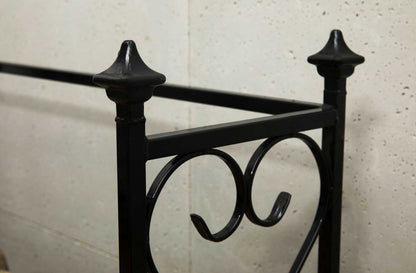 Kaminholzregal „ALDI“, Kaminholzregal Metall, Kaminholzregal außen freistehend,  Handgemachte Qualität, 3