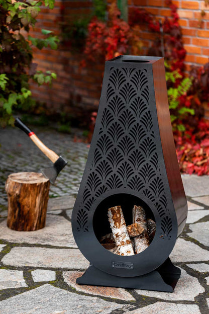 Gartenofen ANKARA, Outdoorgrill, Gartenkamin, Outdoor-Küchenofen, Garten-Kamin, Zeltofen Gartenofen, Handgemachte Qualität, 3