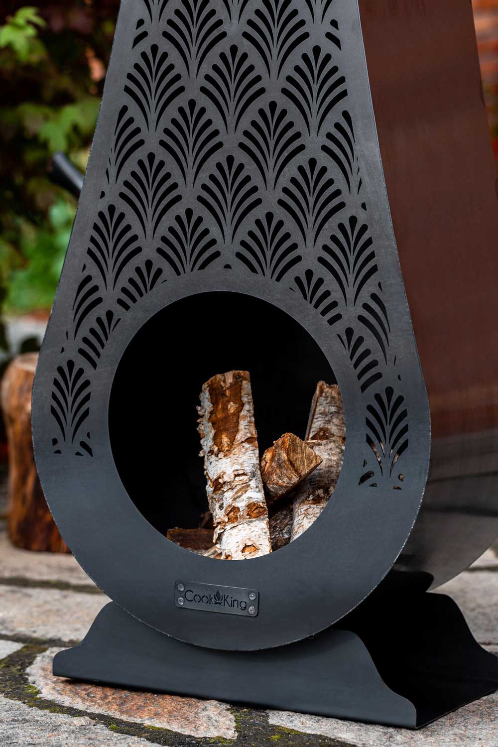 Gartenofen ANKARA, Outdoorgrill, Gartenkamin, Outdoor-Küchenofen, Garten-Kamin, Zeltofen Gartenofen, Handgemachte Qualität, 4