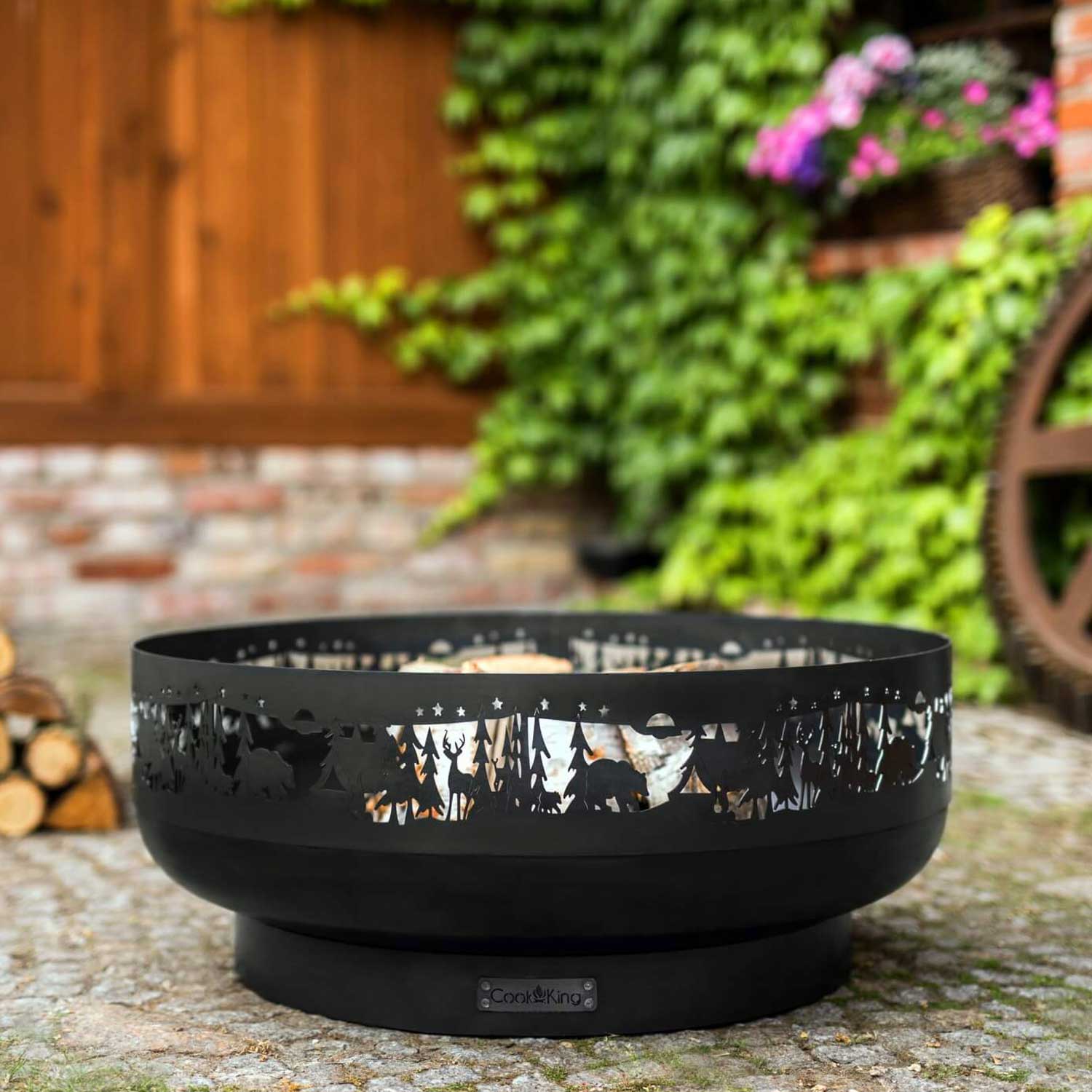 Feuerschale „FOREST“ 80 cm, Cook King, 4