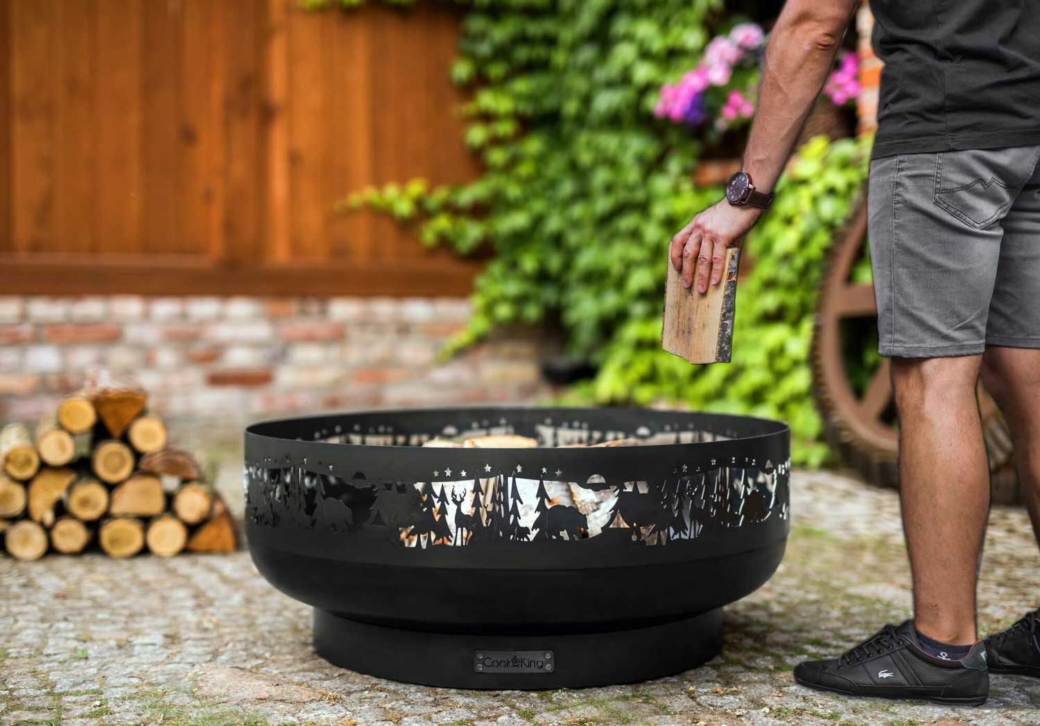 Feuerschale „FOREST“ 80 cm, Cook King, 1