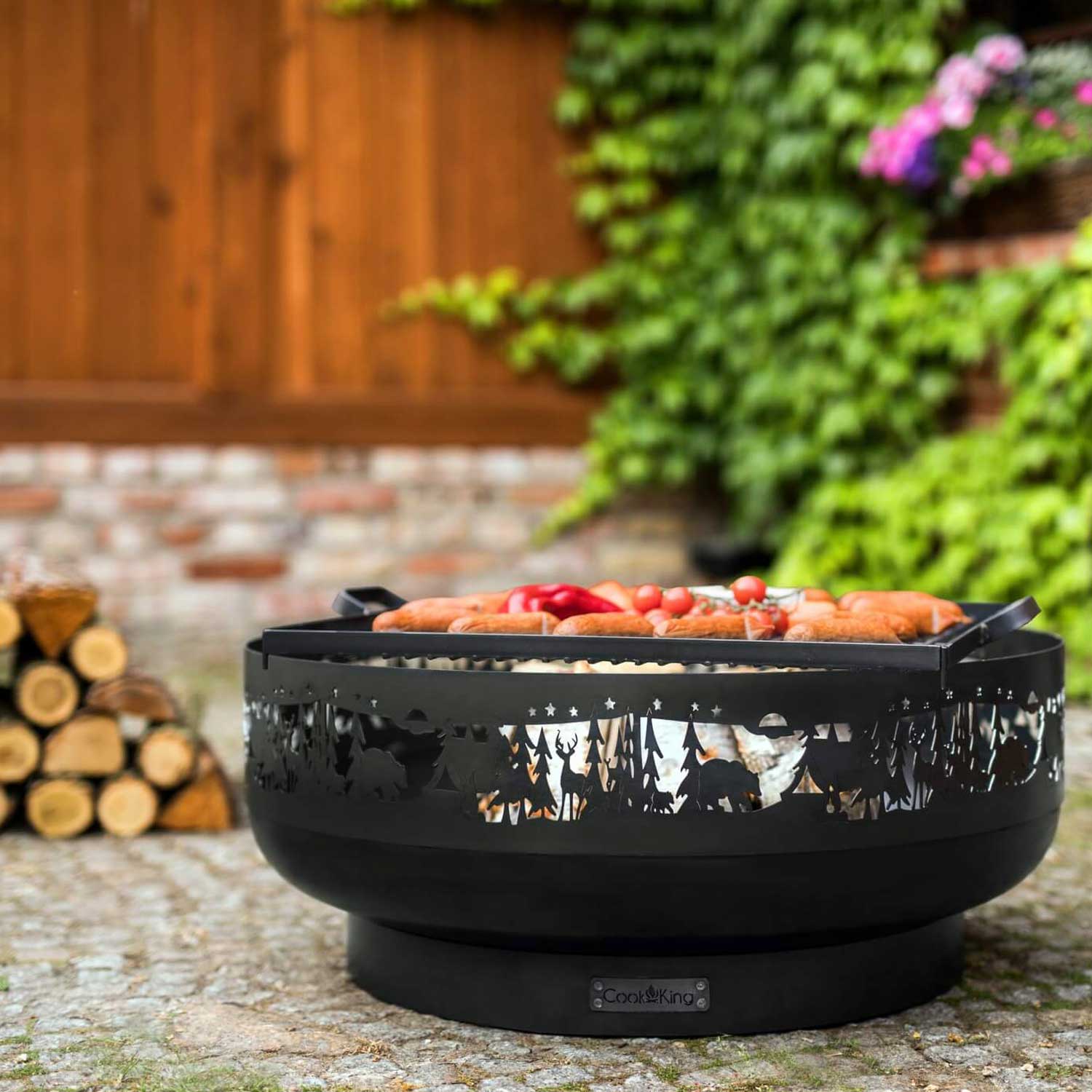 Feuerschale „FOREST“ 80 cm, Cook King, 7