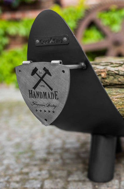 Kaminholzregal „MILA“, Kaminholzregal Metall, Kaminholzregal außen freistehend,  Handgemachte Qualität, 6