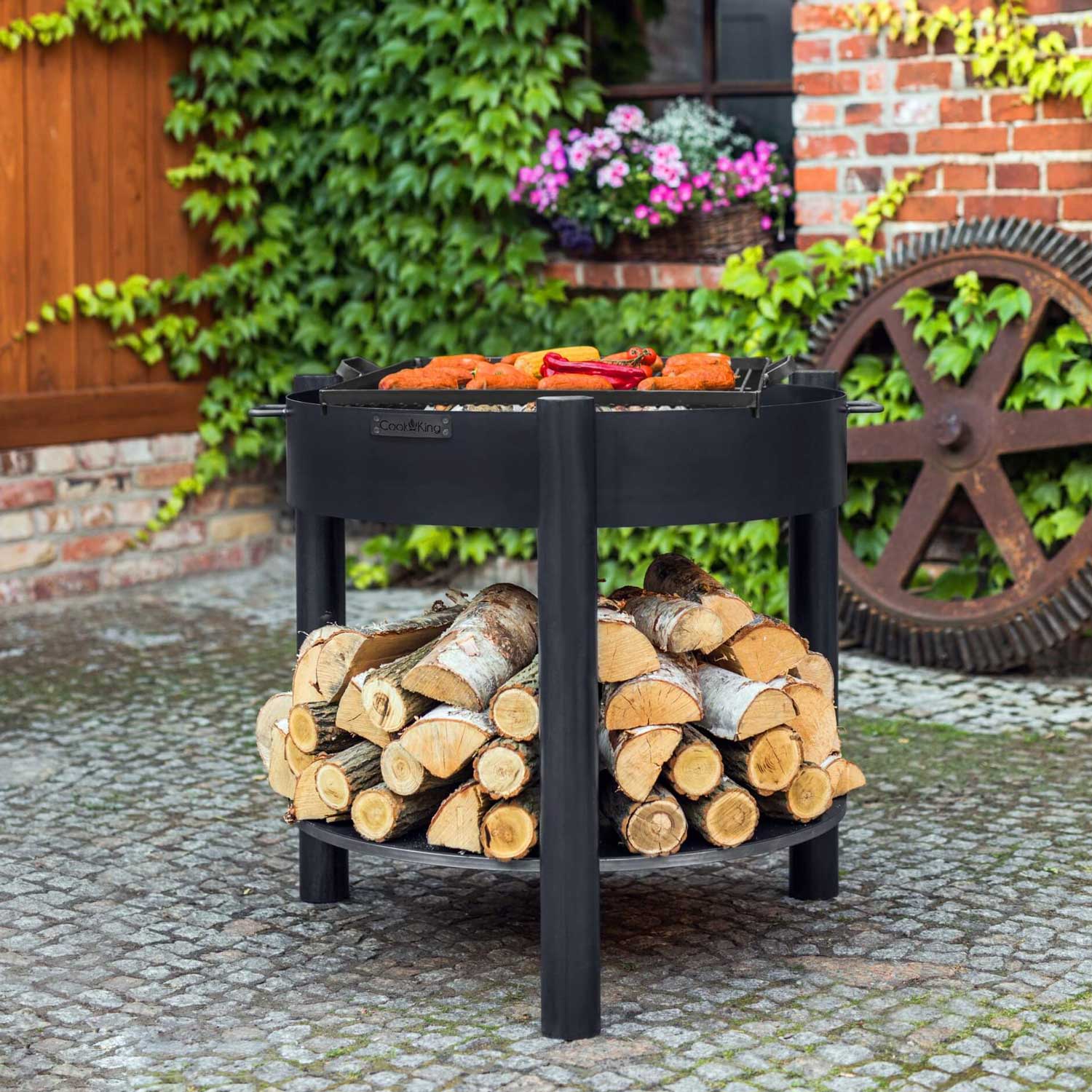 Feuerschale hoch MONTANA - Dia. 70cm, 4