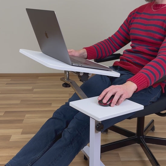 Tatkraft Like, Laptoptisch, Laptoptisch Höhenverstellbar, Laptoptisch Bett, Sofa, Couch, Sessel, v