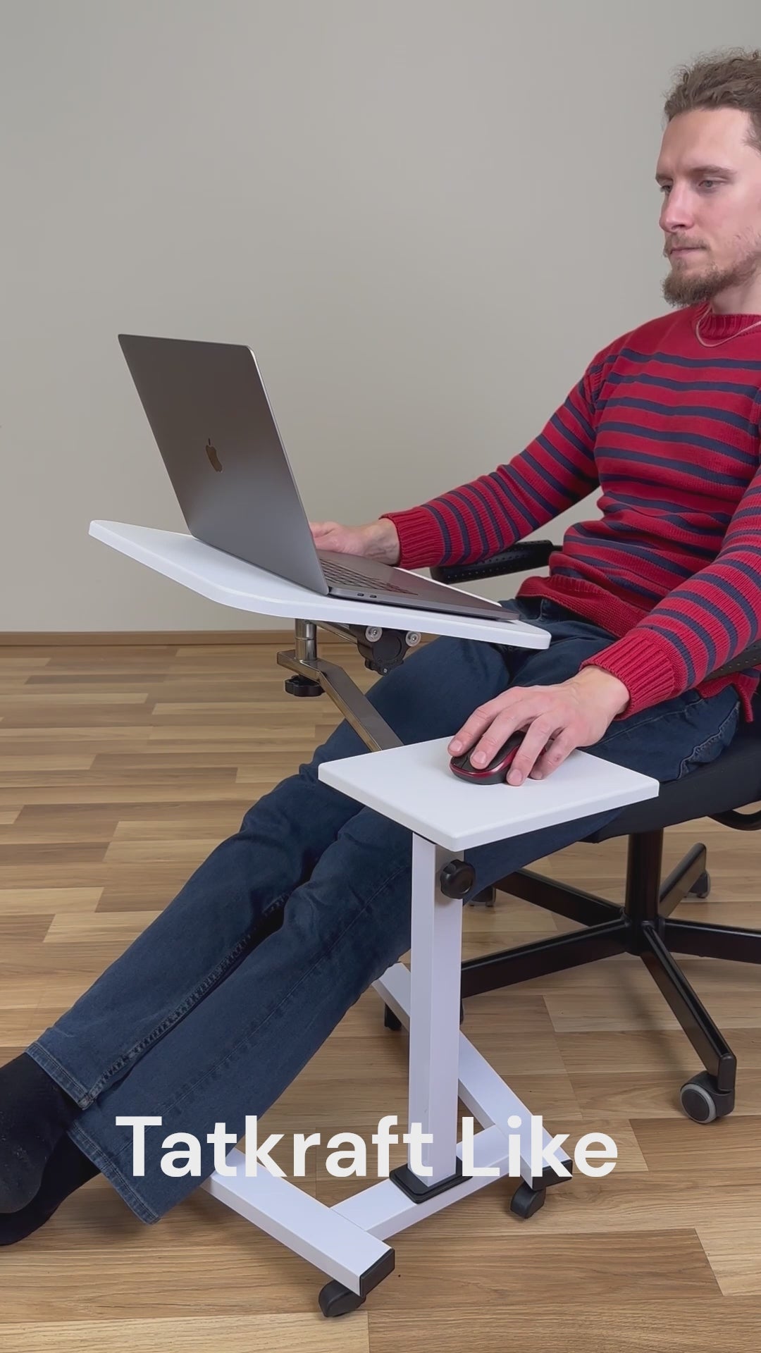 Tatkraft Like, Laptoptisch, Laptoptisch Höhenverstellbar, Laptoptisch Bett, Sofa, Couch, Sessel, v