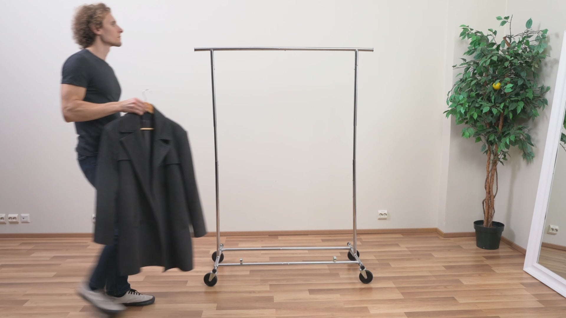 Stoffschrank, Faltschrank, Schwerlast-Kleiderständer, Kleiderständer mit Abdeckung, Bis 100 Kg, Tatkraft Drogo & Big, 16