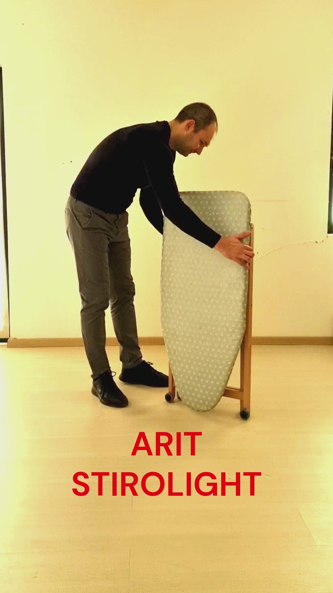 Bügelbrett, Bügelbrett Holz, Klappbar, Bügeltisch, aus  Buche, ARIT STIROLIGHT, v