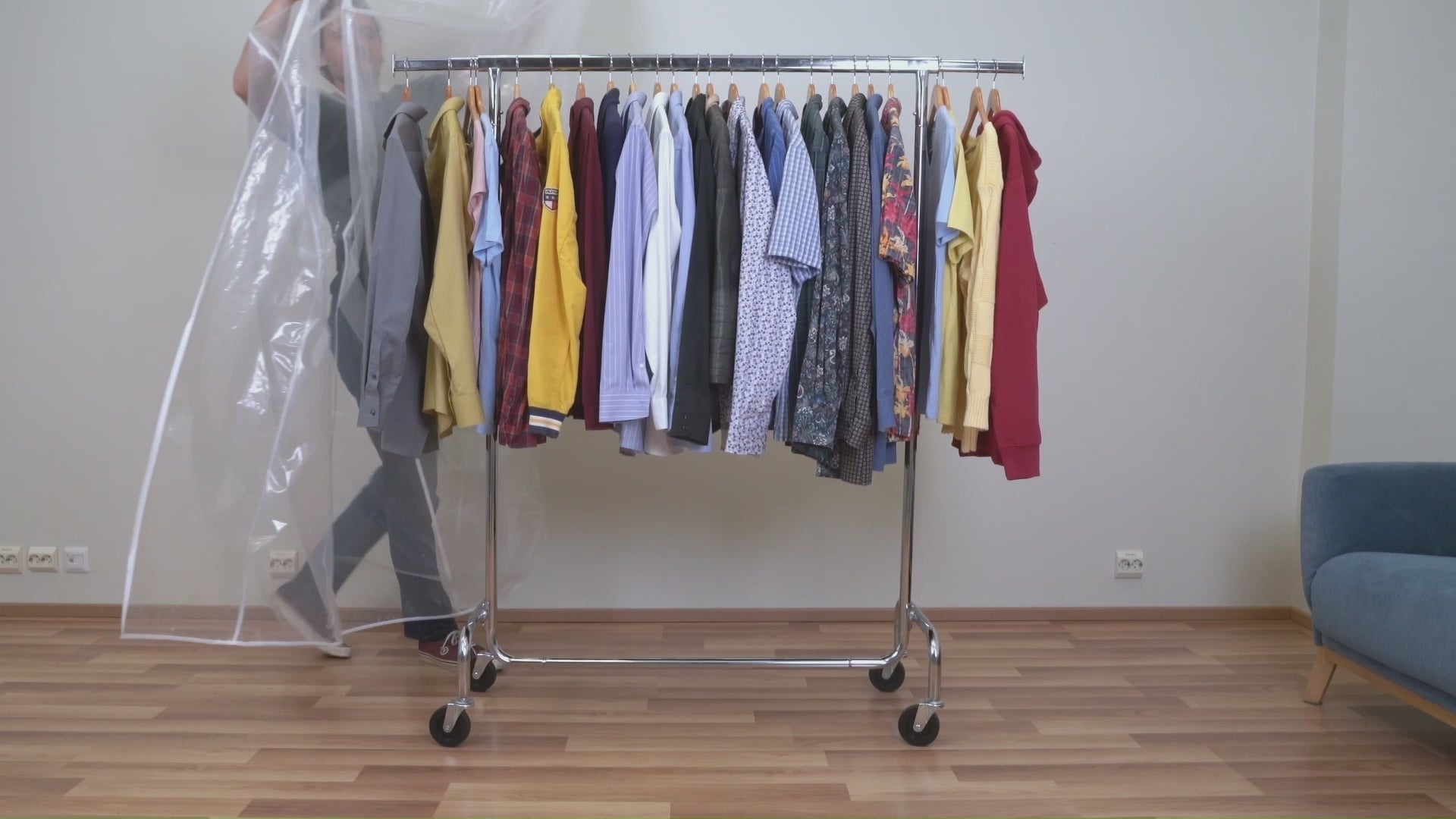 Kleiderständer Abdeckung, Schutzhülle für Kleiderständer, Kleiderständer für Abdeckung, Tatkraft Schild, Kleiderständer Abdeckung kaufen, video